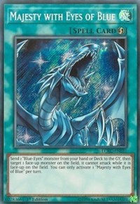 Majesty with Eyes of Blue [LCKC-EN031] Secret Rare | Empire Gaming NC