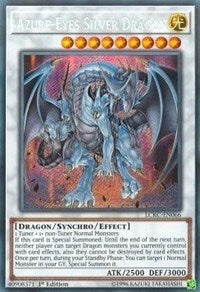 Azure-Eyes Silver Dragon [LCKC-EN066] Secret Rare | Empire Gaming NC