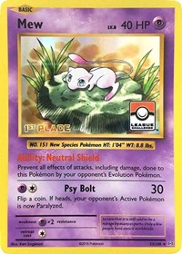 Mew - 53/108 (League Promo) [1st Place] (53) [League & Championship Cards] | Empire Gaming NC