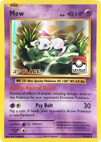 Mew - 53/108 (League Promo) [3rd Place] (53) [League & Championship Cards] | Empire Gaming NC