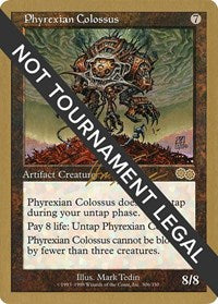Phyrexian Colossus - 2000 Jon Finkel (USG) [World Championship Decks] | Empire Gaming NC