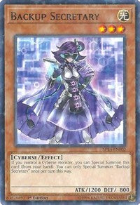 Backup Secretary (Starfoil) [SP18-EN002] Starfoil Rare | Empire Gaming NC