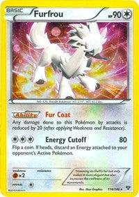 Furfrou (Cosmos Holo) - 114/146 XY Base Set (114) [Blister Exclusives] | Empire Gaming NC