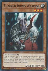 Fiendish Rhino Warrior [SR06-EN017] Common | Empire Gaming NC