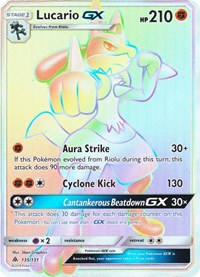 Lucario GX (Secret) (135) [SM - Forbidden Light] | Empire Gaming NC