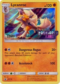 Lycanroc - SM118 (Staff Prerelease Promo) (SM118) [SM Promos] | Empire Gaming NC