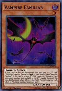 Vampire Familiar [DASA-EN001] Super Rare | Empire Gaming NC