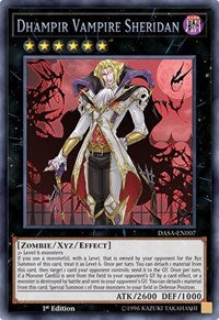 Dhampir Vampire Sheridan [DASA-EN007] Secret Rare | Empire Gaming NC