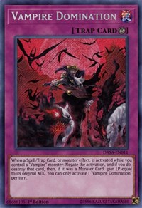 Vampire Domination [DASA-EN011] Secret Rare | Empire Gaming NC