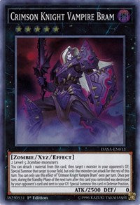 Crimson Knight Vampire Bram [DASA-EN013] Super Rare | Empire Gaming NC