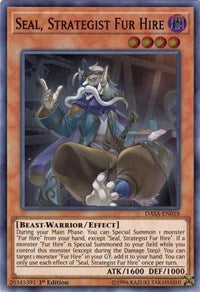 Seal, Strategist Fur Hire [DASA-EN018] Super Rare | Empire Gaming NC