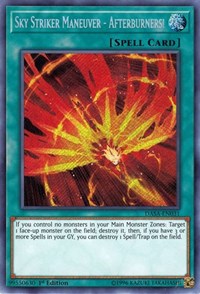 Sky Striker Maneuver - Afterburners! [DASA-EN031] Secret Rare | Empire Gaming NC