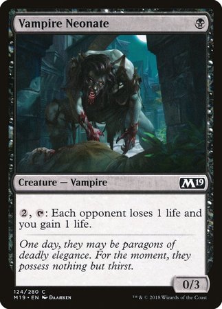 Vampire Neonate [Core Set 2019] | Empire Gaming NC