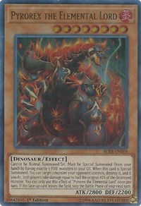 Pyrorex the Elemental Lord [BLRR-EN069] Ultra Rare | Empire Gaming NC