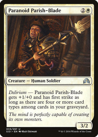 Paranoid Parish-Blade [Shadows over Innistrad] | Empire Gaming NC