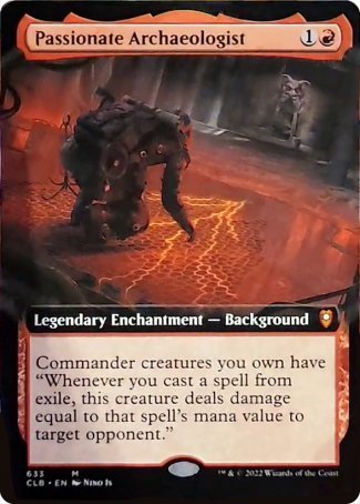 Passionate Archaeologist (Extended Art) [Commander Legends: Battle for Baldur's Gate] | Empire Gaming NC