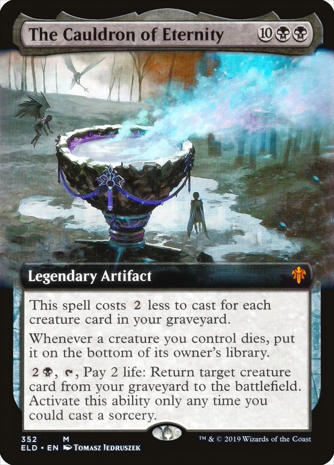 The Cauldron of Eternity (Extended Art) [Throne of Eldraine] | Empire Gaming NC