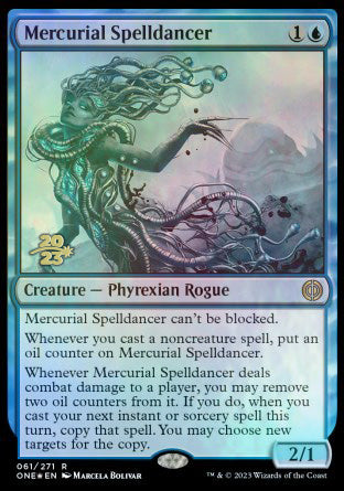 Mercurial Spelldancer [Phyrexia: All Will Be One Prerelease Promos] | Empire Gaming NC