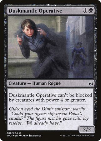 Duskmantle Operative [War of the Spark] | Empire Gaming NC