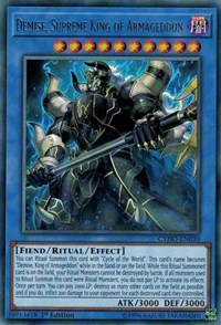 Demise, Supreme King of Armageddon [CYHO-EN030] Rare | Empire Gaming NC