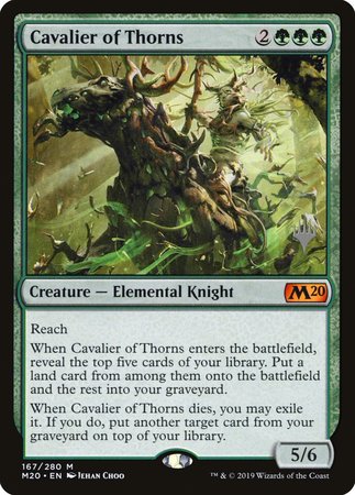 Cavalier of Thorns [Core Set 2020 Promos] | Empire Gaming NC