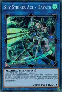 Sky Striker Ace - Hayate [CYHO-EN047] Super Rare | Empire Gaming NC