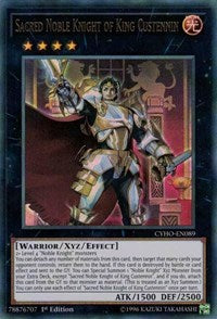 Sacred Noble Knight of King Custennin [CYHO-EN089] Ultra Rare | Empire Gaming NC