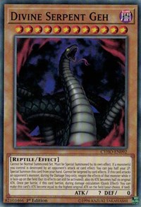 Divine Serpent Geh [CYHO-EN092] Common | Empire Gaming NC