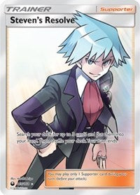 Steven's Resolve (Full Art) (165) [SM - Celestial Storm] | Empire Gaming NC