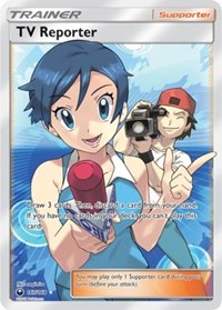 TV Reporter (Full Art) (167) [SM - Celestial Storm] | Empire Gaming NC