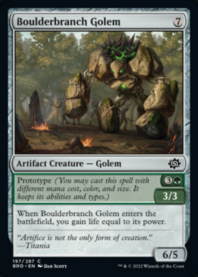 Boulderbranch Golem [The Brothers' War] | Empire Gaming NC