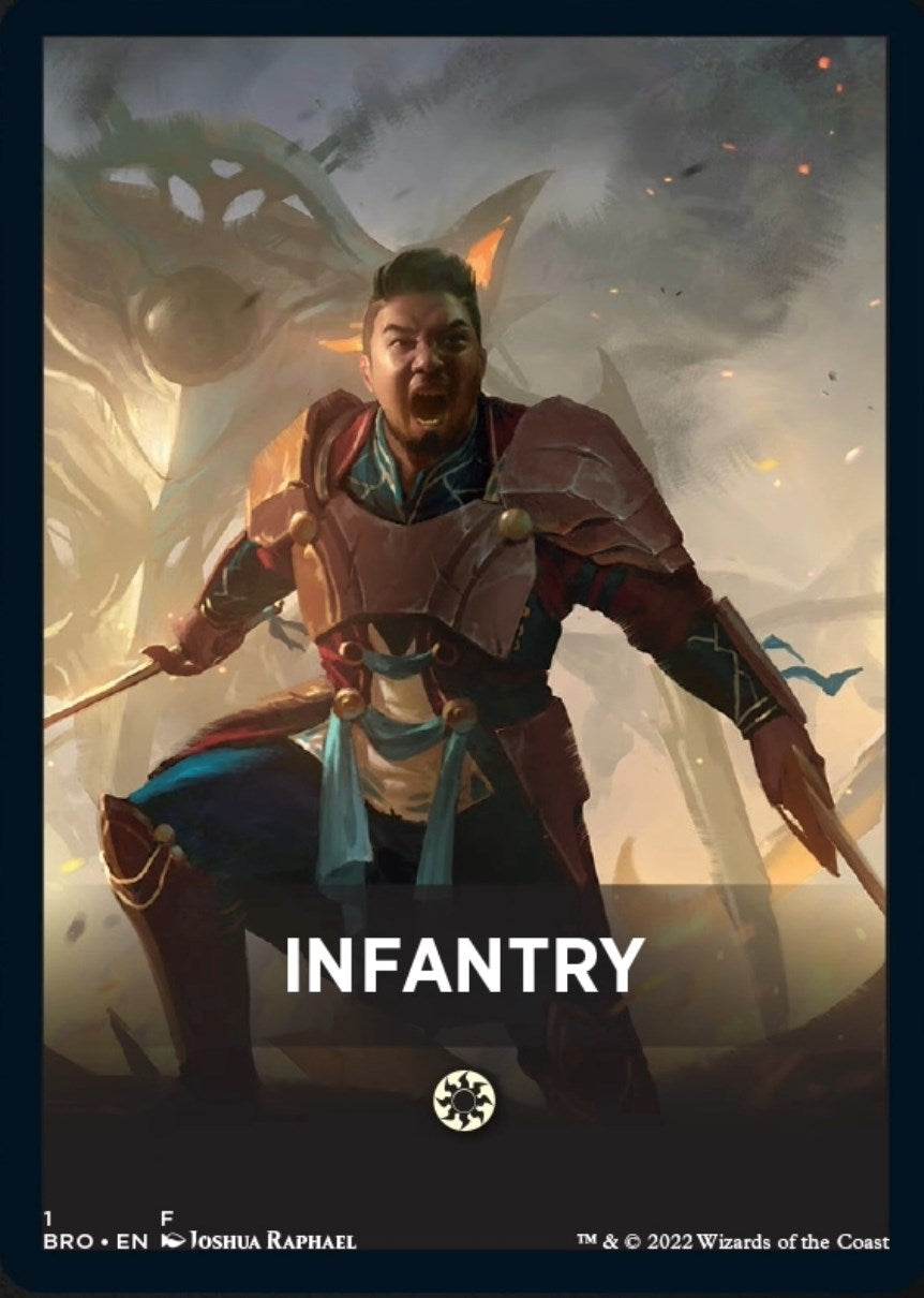 Infantry Theme Card [The Brothers' War Tokens] | Empire Gaming NC