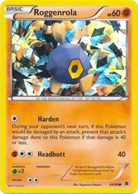 Roggenrola (Cracked Ice Holo) - 49/98 Emerging Powers (49) [Blister Exclusives] | Empire Gaming NC