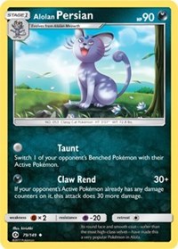 Alolan Persian (Cosmos Holo) - 79/149 Sun & Moon (79) [Blister Exclusives] | Empire Gaming NC