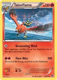 Talonflame (Cosmos Holo) - 28/146 XY Base Set (28) [Blister Exclusives] | Empire Gaming NC