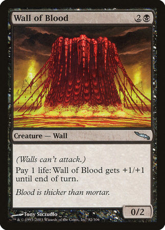 Wall of Blood [Mirrodin] | Empire Gaming NC