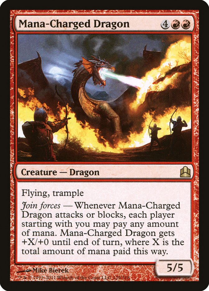 Mana-Charged Dragon [Commander 2011] | Empire Gaming NC