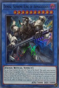 Demise, Supreme King of Armageddon [OP08-EN005] Super Rare | Empire Gaming NC