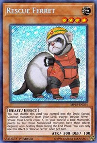 Rescue Ferret [MP18-EN054] Secret Rare | Empire Gaming NC