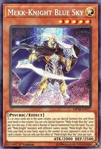 Mekk-Knight Blue Sky [MP18-EN177] Secret Rare | Empire Gaming NC