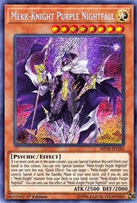 Mekk-Knight Purple Nightfall [MP18-EN183] Secret Rare | Empire Gaming NC