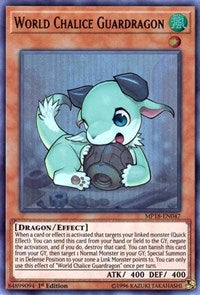 World Chalice Guardragon [MP18-EN047] Ultra Rare | Empire Gaming NC