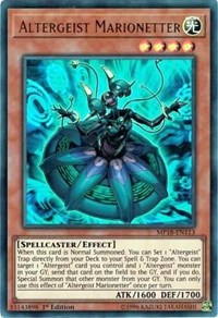 Altergeist Marionetter [MP18-EN113] Ultra Rare | Empire Gaming NC