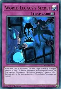 World Legacy's Secret [MP18-EN218] Ultra Rare | Empire Gaming NC