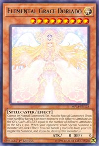 Elemental Grace Doriado [MP18-EN128] Rare | Empire Gaming NC