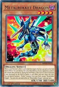 Metalrokket Dragon [MP18-EN176] Rare | Empire Gaming NC