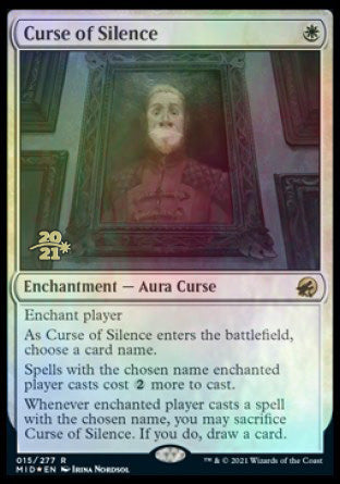 Curse of Silence [Innistrad: Midnight Hunt Prerelease Promos] | Empire Gaming NC