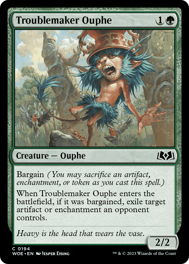 Troublemaker Ouphe [Wilds of Eldraine] | Empire Gaming NC