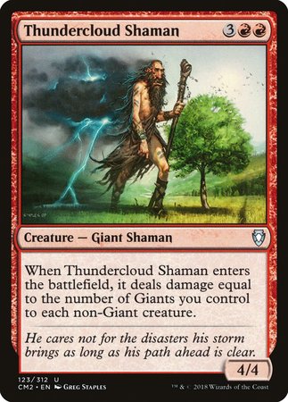 Thundercloud Shaman [Commander Anthology Volume II] | Empire Gaming NC