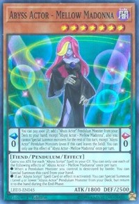 Abyss Actor - Mellow Madonna [LED3-EN045] Super Rare | Empire Gaming NC